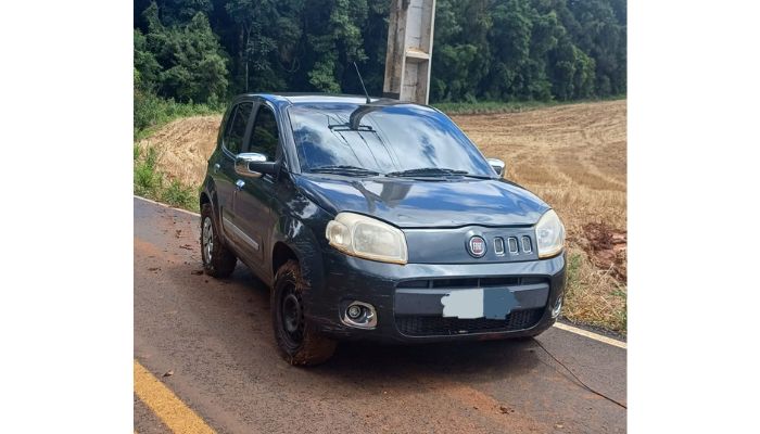 Laranjeiras – Veículo é recuperado pela PMPR na Linha Alto São João